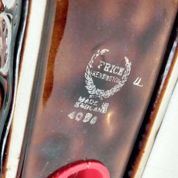 Vintage Price Kensington-St. Louis  Steam Train Bank Hand painted-marked-"8.5" - Picture 9 of 10